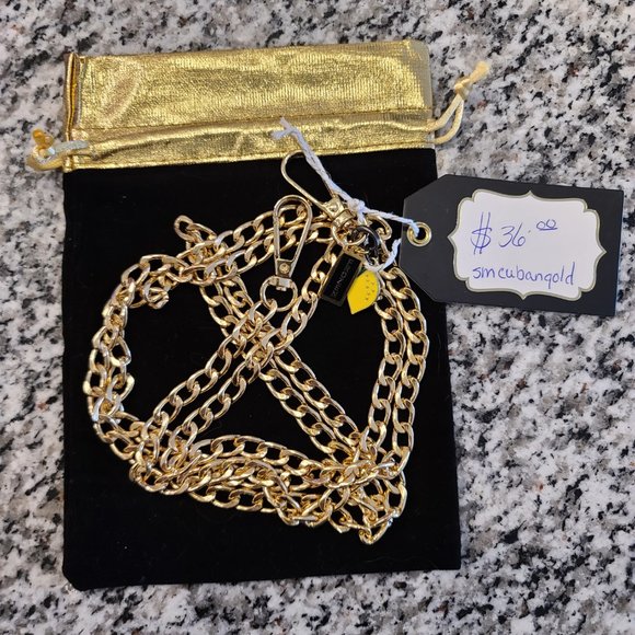 Crossbody Handbag Chain! Small Cuban Link ~ Beautiful! - Picture 4 of 4